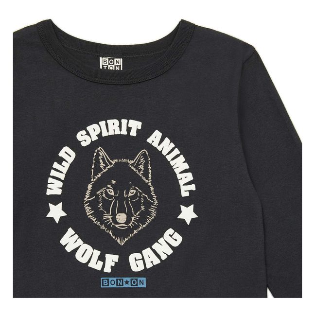 T-Shirt Bio-Baumwolle Gang | Schwarz