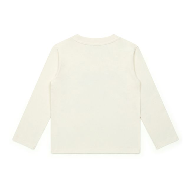 T-Shirt Coton Bio - Collection Noël  | Ecru