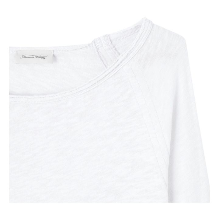 American Vintage - Sonoma Long Sleeve Boat Neck T-Shirt - White | Smallable