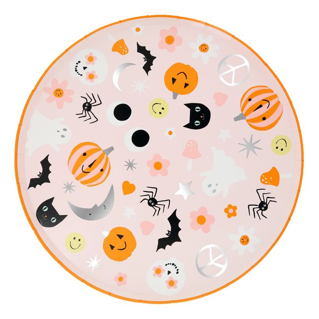 Grandes assiettes Groovy Halloween - set de 8