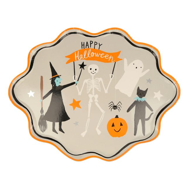 Assiettes Happy Halloween - set de 8