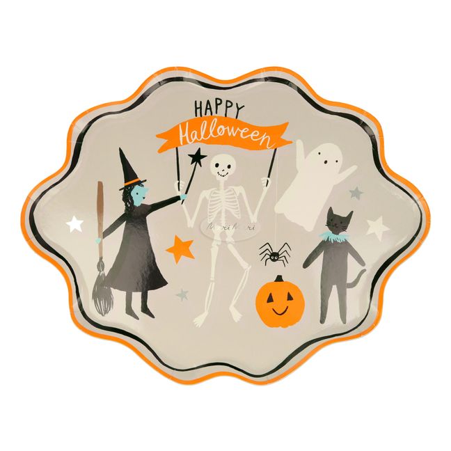 Assiettes Happy Halloween - set de 8