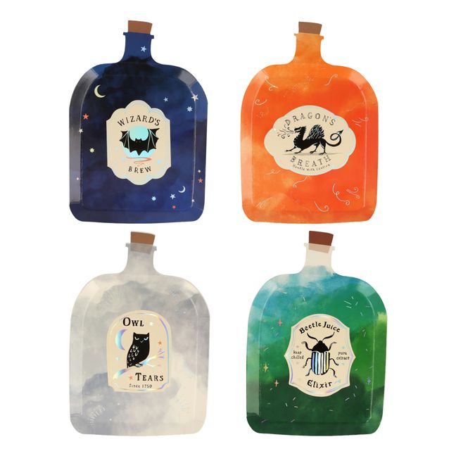 Assiettes Potions magiques - set de 8