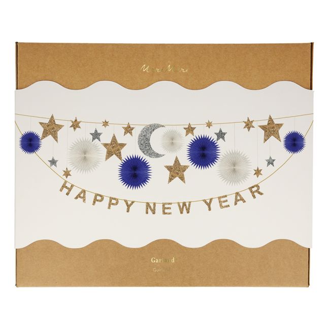 Grande guirlande Happy New Year Céleste