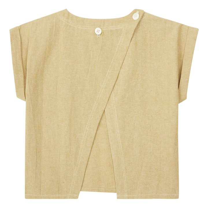 Adèle Blouse  | Yellow- Product image n°2