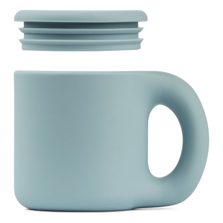 Tasse paille Jenna en silicone | Bleu ciel- Image produit n°3