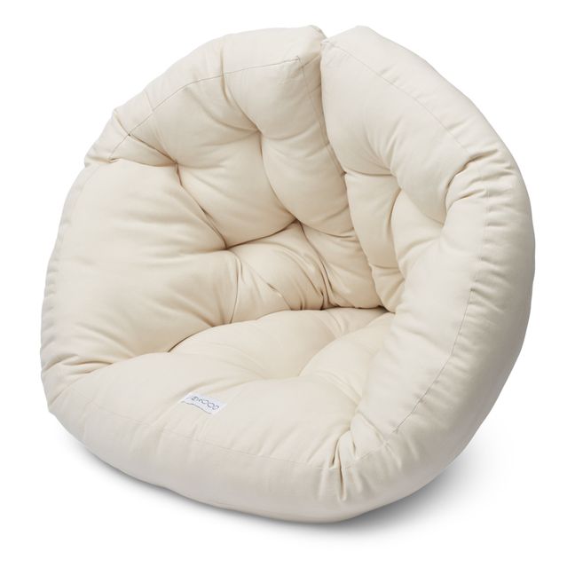 Fauteuil en coton bio Rudi | Sable
