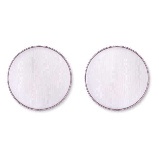 Assiettes en tritan Johs - Set de 2 | Lilas