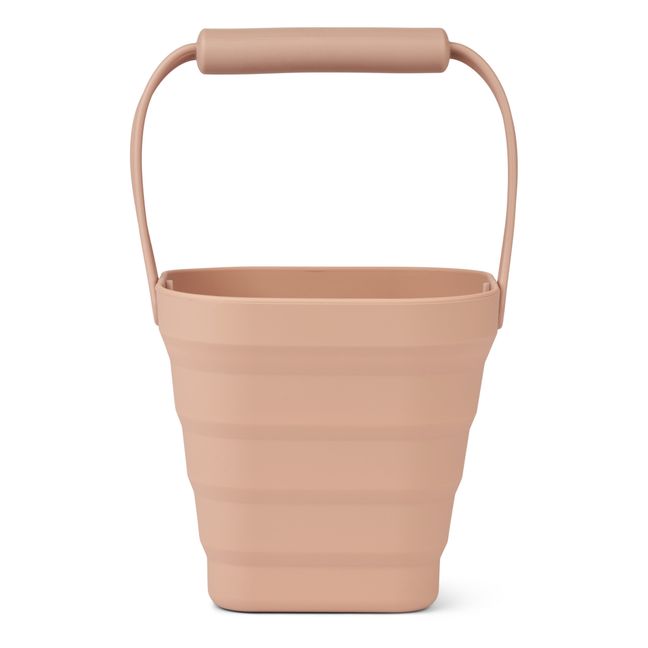 Cubo de playa de silicona Abelone | Rosa Palo
