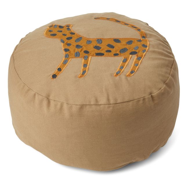 Pouf en coton bio Betsy | Beige