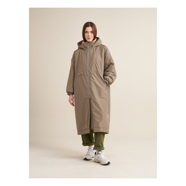 Hosfo Fourré Parka - Damenkollektion | Maulwurfsfarben