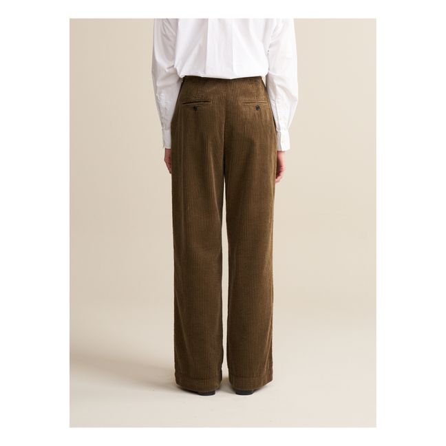 Davis Corduroy Trousers - Women's Collection | Brown