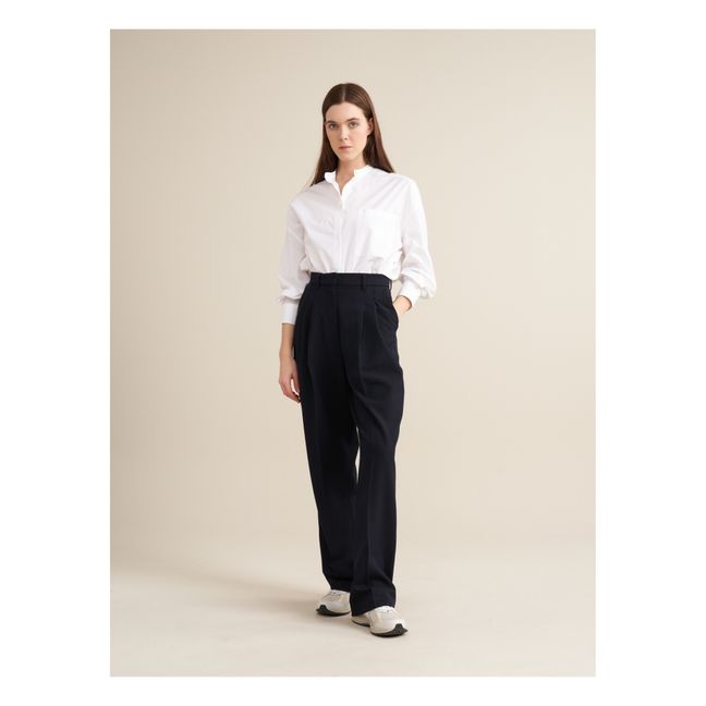 Dominic Trousers Recycled Materials - Women's Collection | Midnight blue