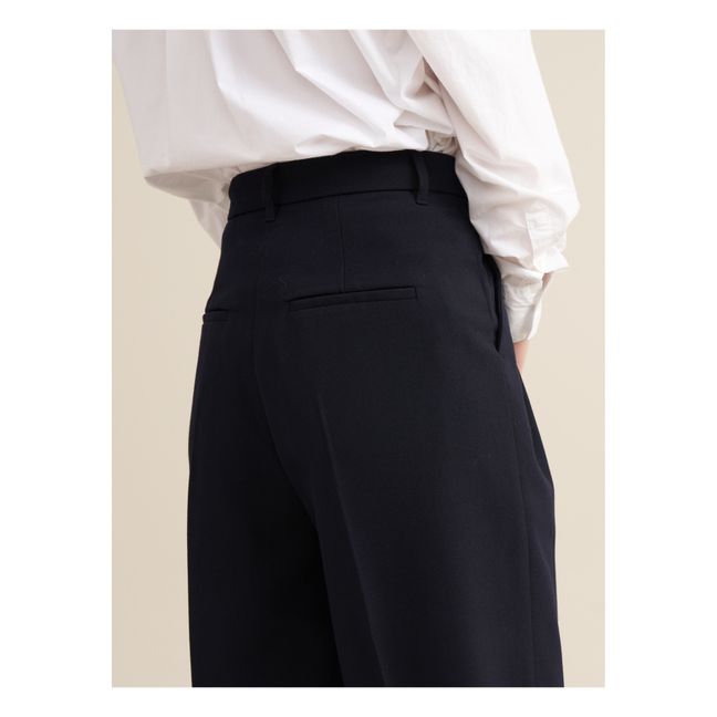 Pantalon Dominic Matières Recyclées - Collection Femme | Bleu nuit