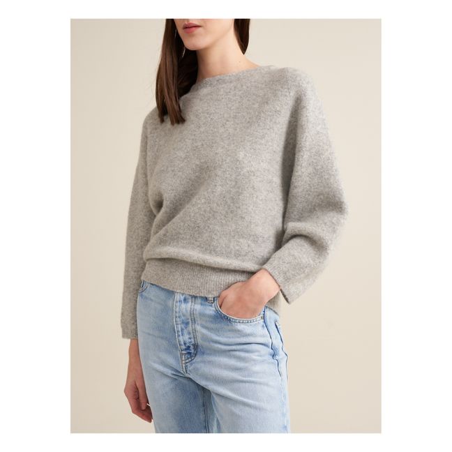 Pullover Deris Wolle - Damenkollektion | Hellgrau