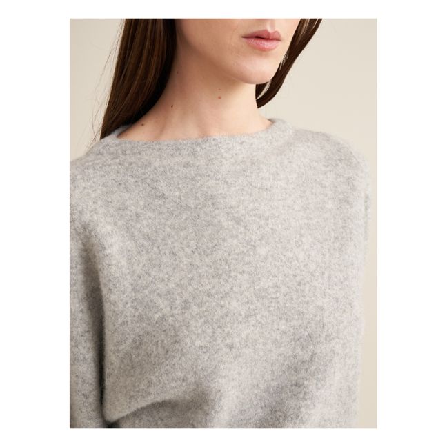 Deris Wool Sweater - Women's Collection | Light grey