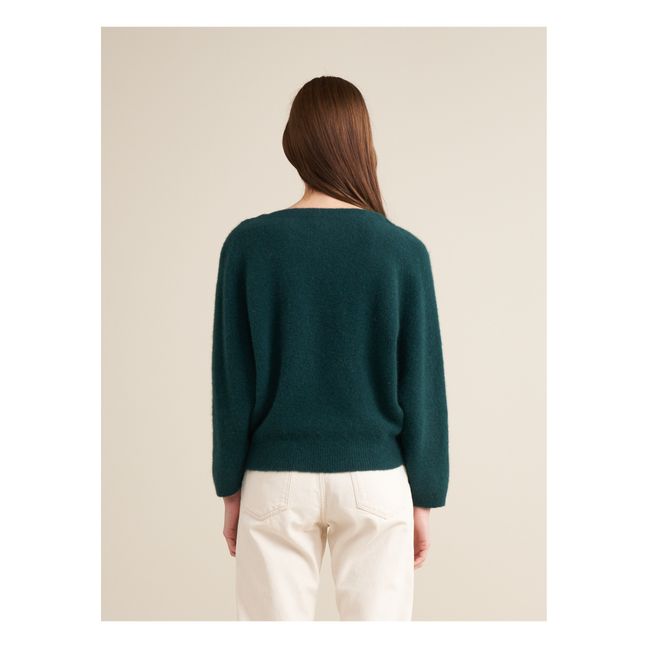 Deris Wool Sweater - Women's Collection | Chrome green
