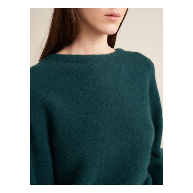 Pullover Deris Wolle - Damenkollektion | Chromgrün