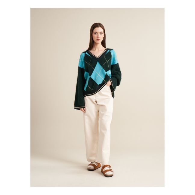 Dylh Angora Pullover - Damenkollektion | Chromgrün
