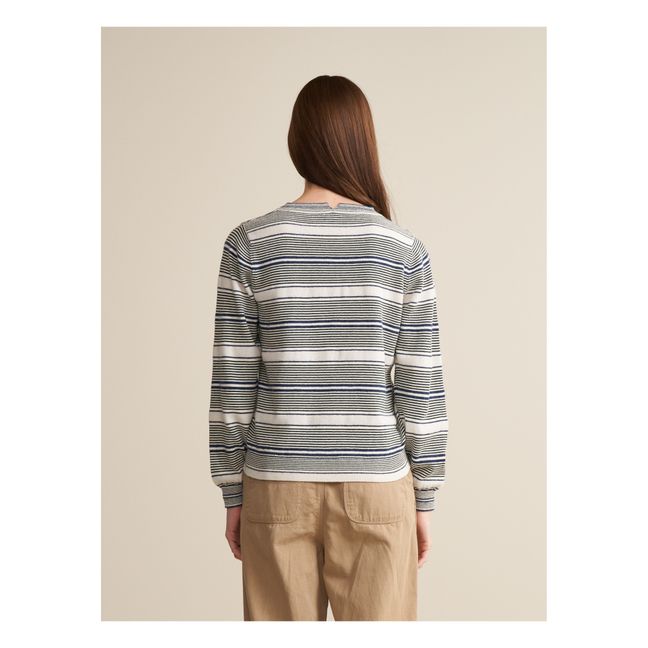 Gopsy Stripes Sweater - Women's Collection | Grey