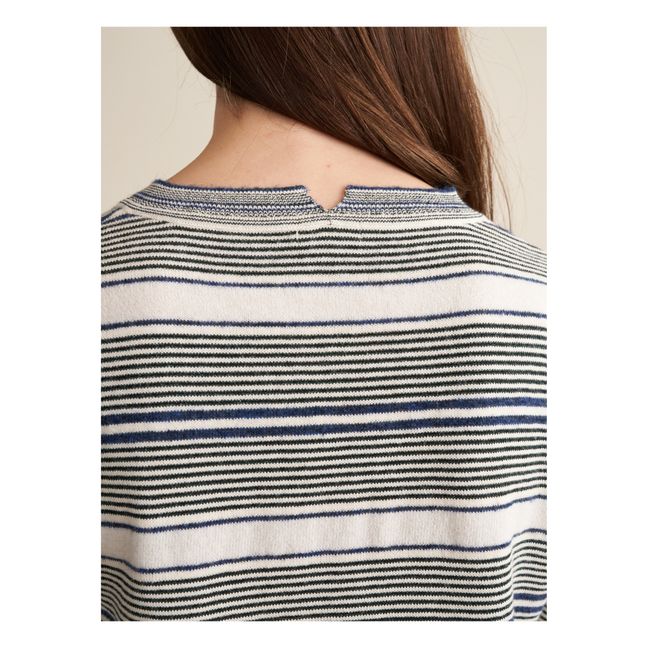 Gopsy Pullover Streifen - Damenkollektion | Grau