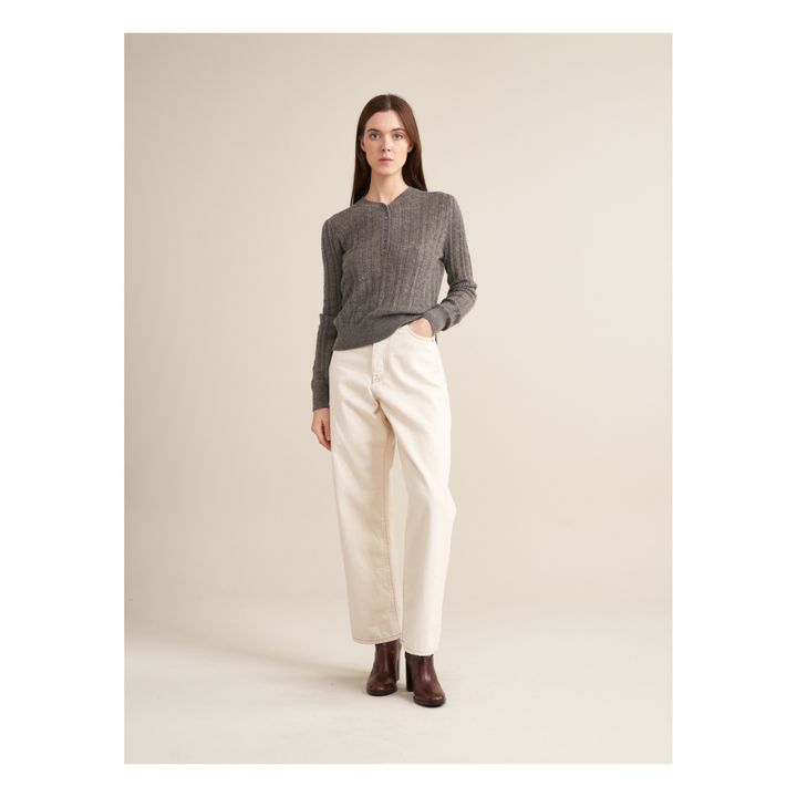 Maglione Rybba in Lana Merino Extra Fine - Collezione Donna | Grigio- Immagine del prodotto n°0