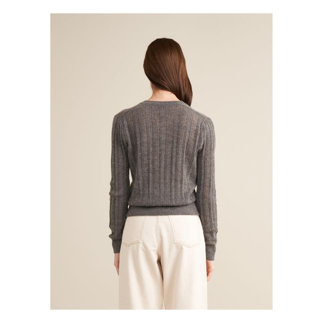 Pullover Rybba Extra Feine Merinowolle - Damenkollektion | Grau