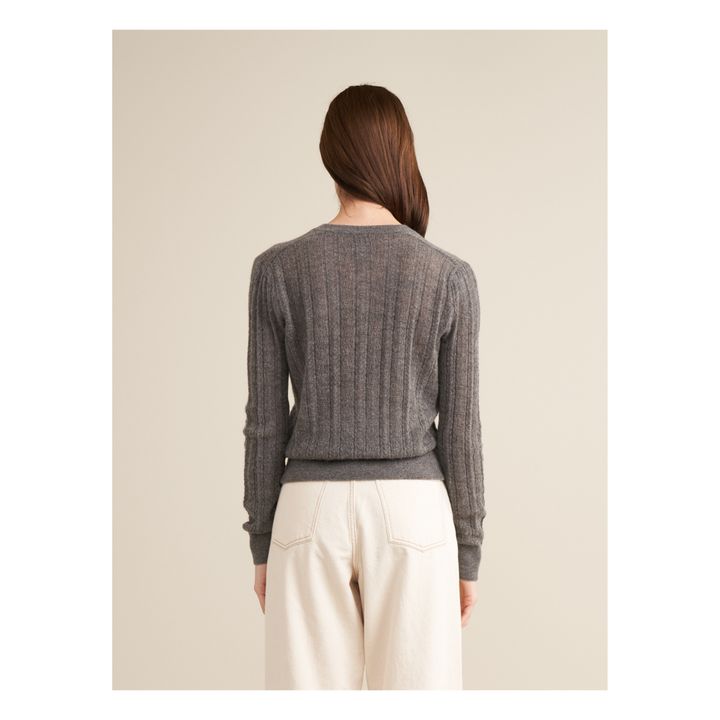 Maglione Rybba in Lana Merino Extra Fine - Collezione Donna | Grigio- Immagine del prodotto n°3