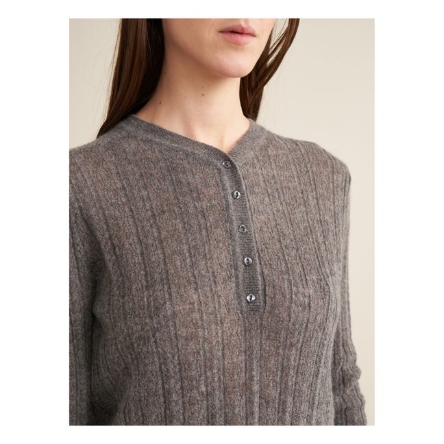 Pullover Rybba Extra Feine Merinowolle - Damenkollektion | Grau