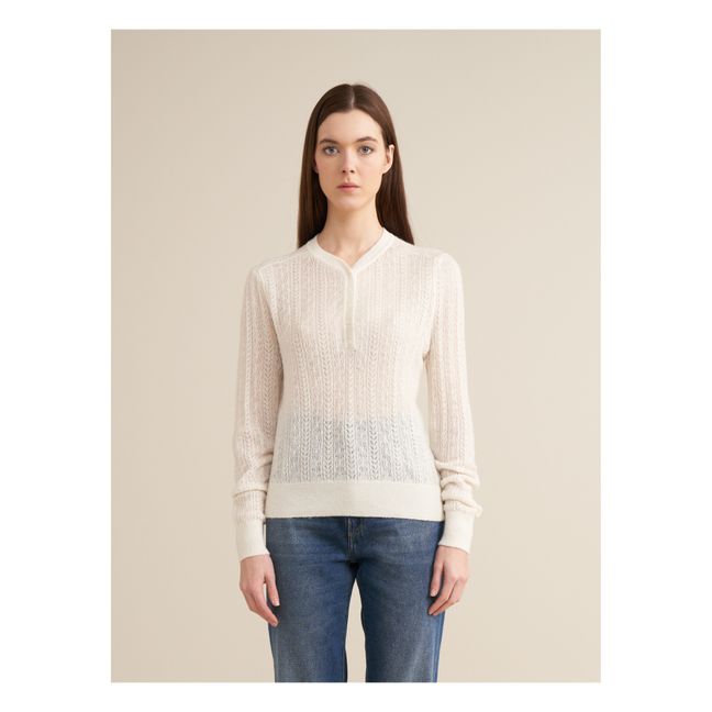 Pullover Rybba Extra Feine Merinowolle - Damenkollektion | Seidenfarben