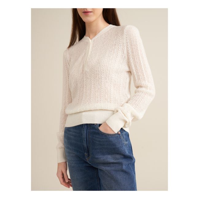 Pullover Rybba Extra Feine Merinowolle - Damenkollektion | Seidenfarben
