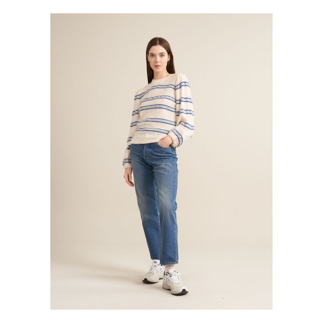 Diout Stripes Sweater - Women's Collection | Ecru