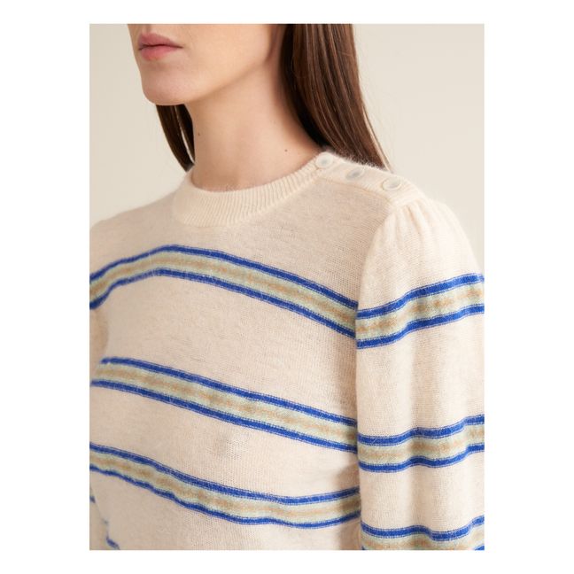 Diout Stripes Sweater - Women's Collection | Ecru