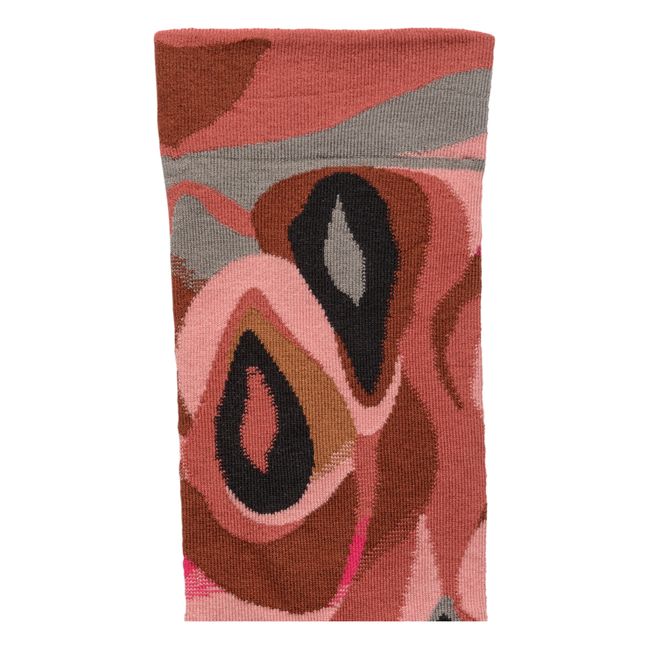 Chaussettes Abstrait | Rose pâle