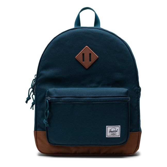 Heritage Plain Recycled Backpack | Blue