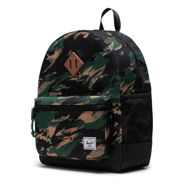 Heritage Recycled Backpack | Blue black