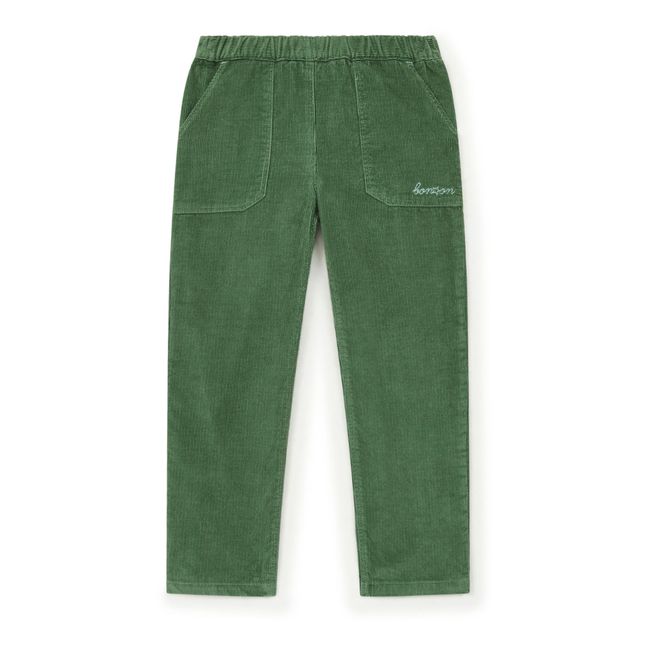 Pantaloni in velluto a costine Batcha | Verde