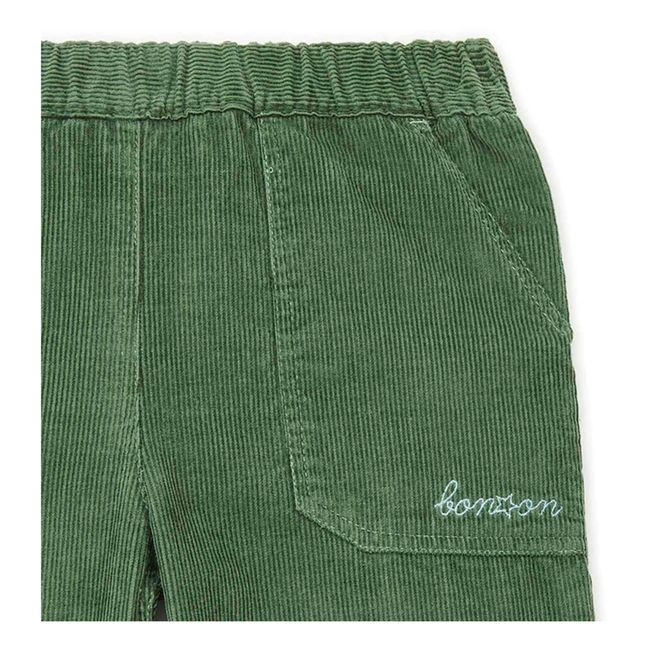 Pantaloni in velluto a costine Batcha | Verde