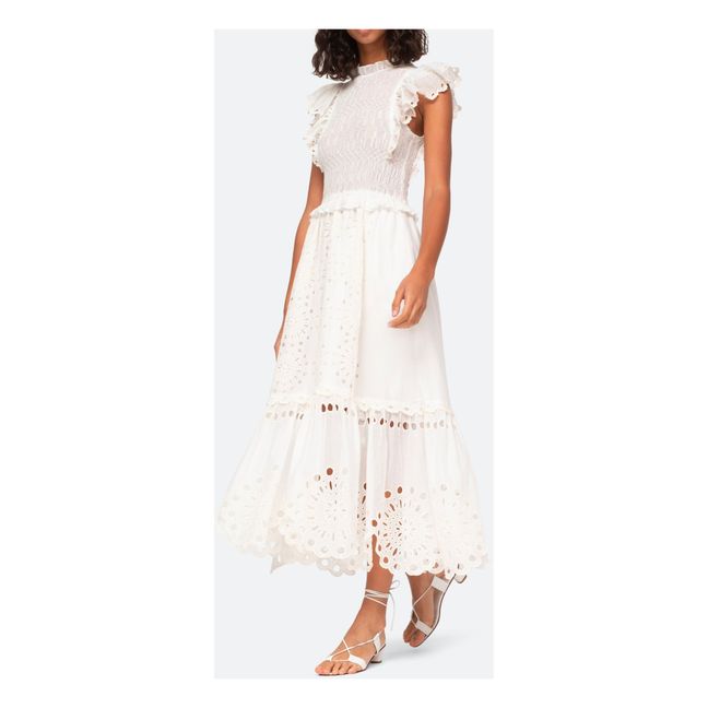 Addie Flutter dress | Crema