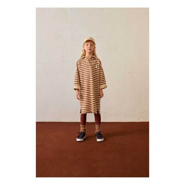 Robe Polo Coton Bio à Rayures | Seidenfarben