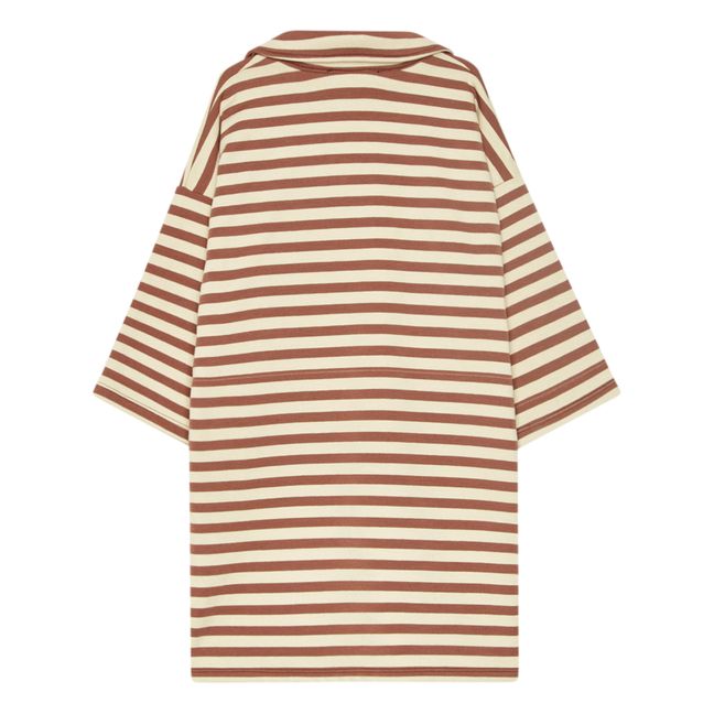 Robe Polo Coton Bio à Rayures | Seidenfarben