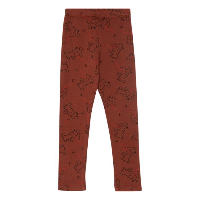Legging Coton Bio Dog | Chocolat