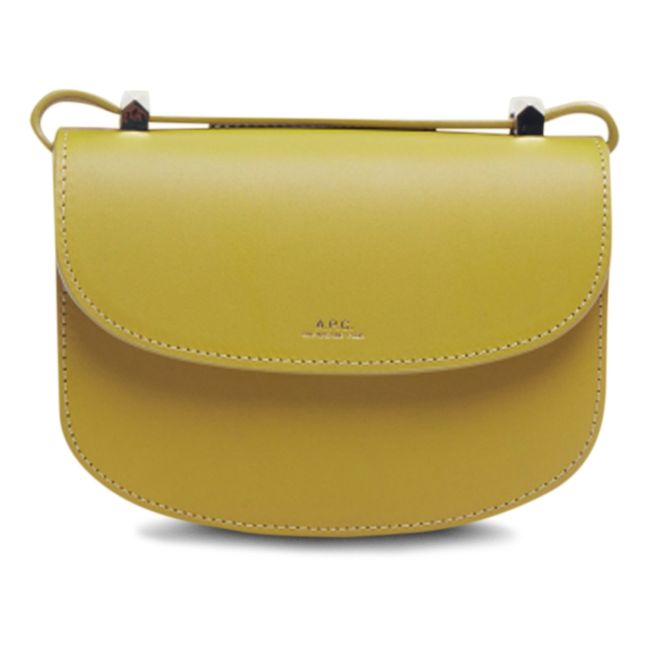 Genève Mini Smooth Leather Bag | Olive green
