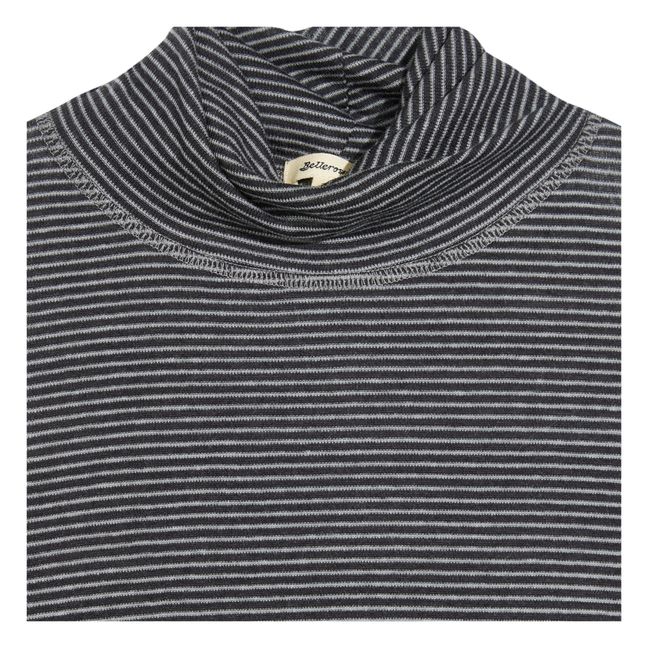 T-shirt Col Roulé Vinny Rayures - Collection Femme | Grey