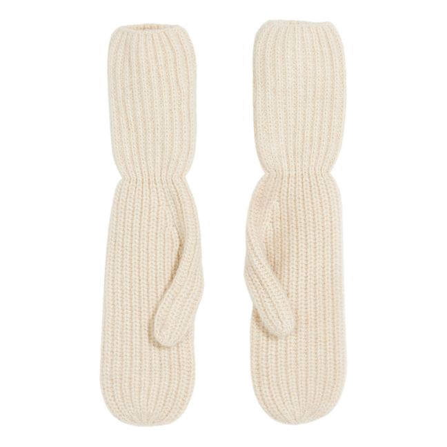 Garmo Mittens Extra Fine Merino Wool and Alpaca - Women's Collection | Natural