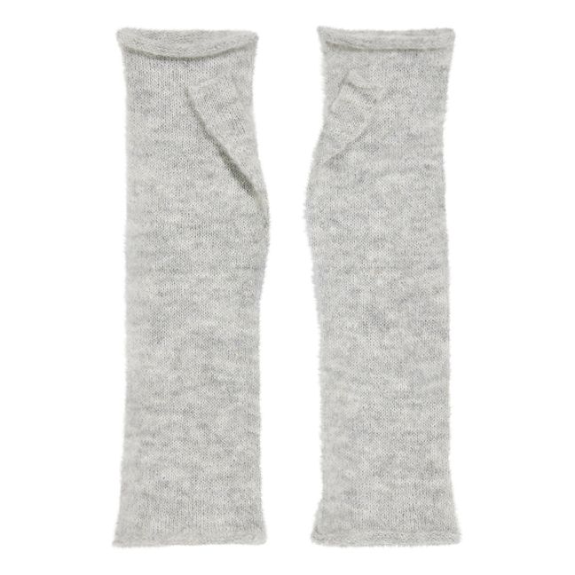 Amain Baby Alpaca Mittens - Women's Collection | Heather grey