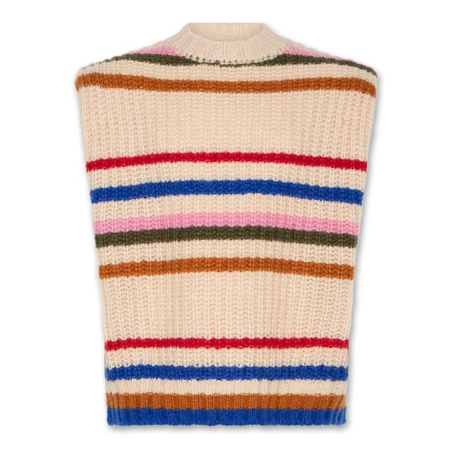 Pull Sans Manches Lou | Ecru