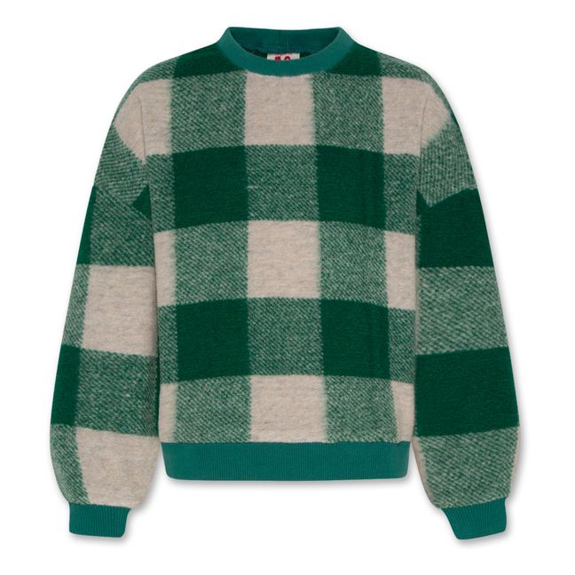 Sweat Violet Check | Green