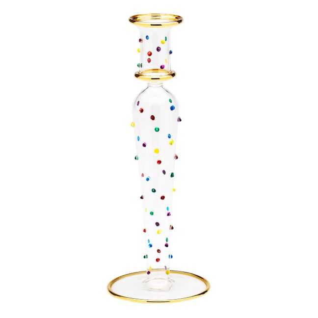 Bougeoir Confetti en verre