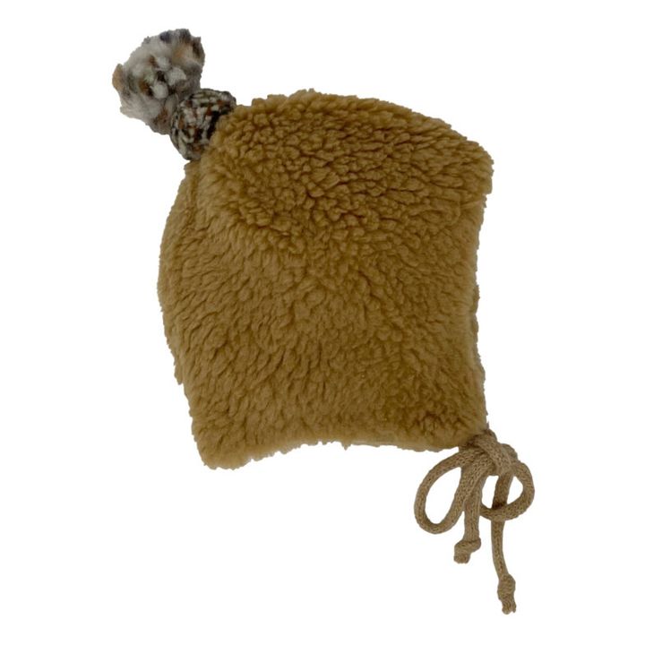 Cappello in stile pelliccia | Camel- Immagine del prodotto n°0